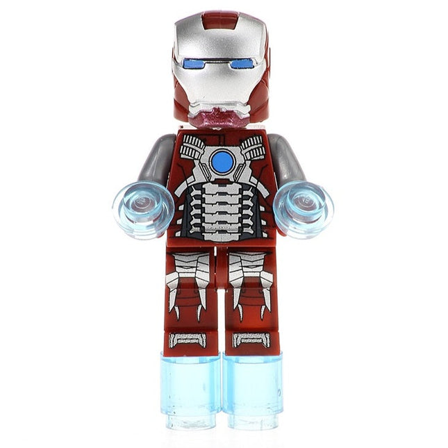 Iron Man Mark 5 Custom Marvel Superhero Minifigure - Minifigure Bricks