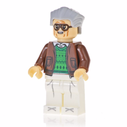 Stan Lee Custom Marvel Minifigure - Minifigure Bricks