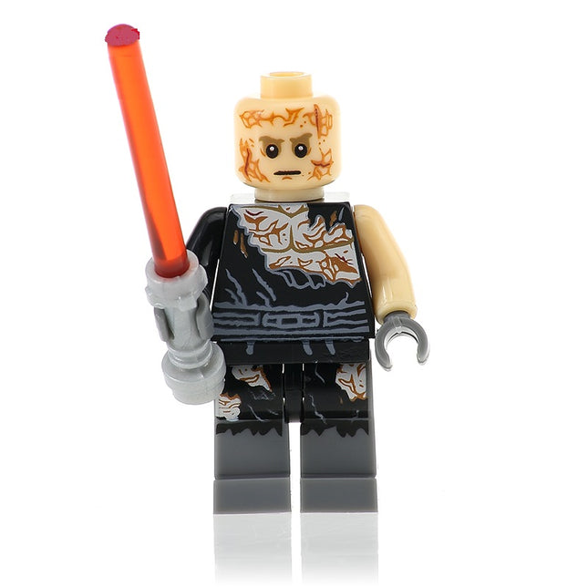 Anakin Skywalker Battle Damaged Star Wars Minifigure - Minifigure Bricks