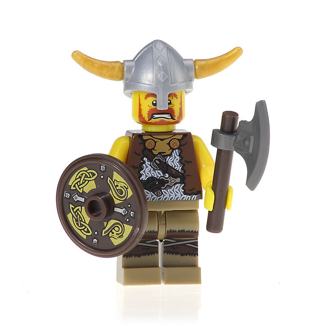 Viking Warrior Minifigure - Minifigure Bricks