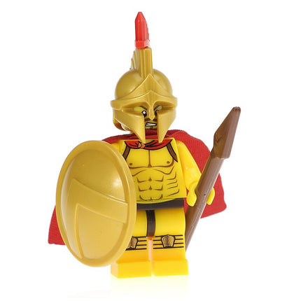 Spartan Warrior Commander Minifigure - Minifigure Bricks