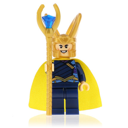 Loki Ragnarok Custom Marvel Superhero Minifigure - Minifigure Bricks