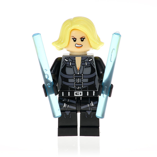 Black Widow Custom Marvel Superhero Minifigure - Minifigure Bricks