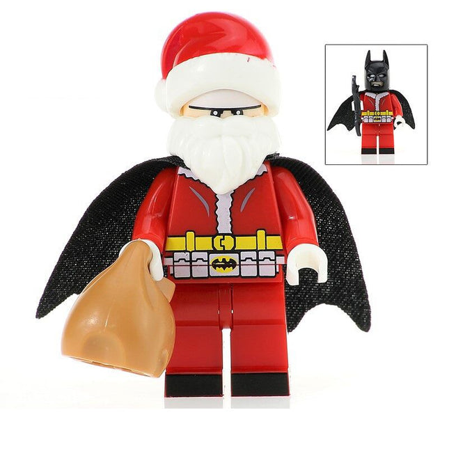 Batman Santa Christmas Special Superhero Minifigure - Minifigure Bricks