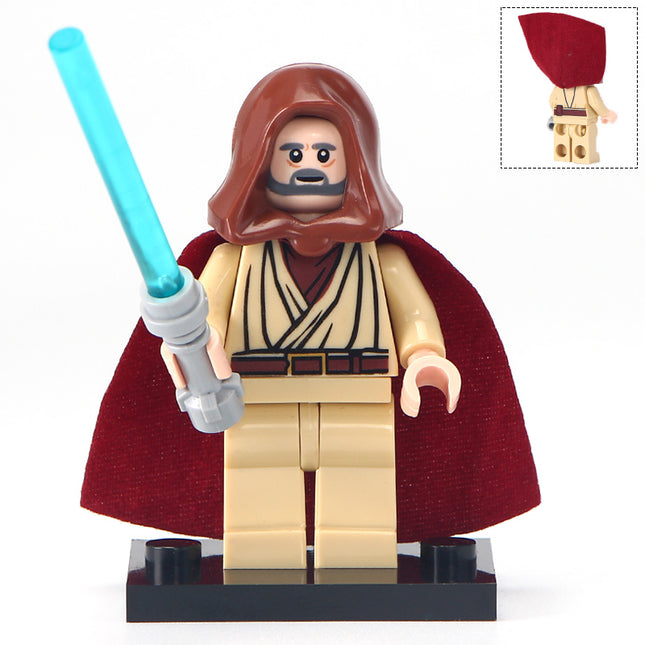 Obi-Wan Kenobi custom Star Wars Minifigure - Minifigure Bricks