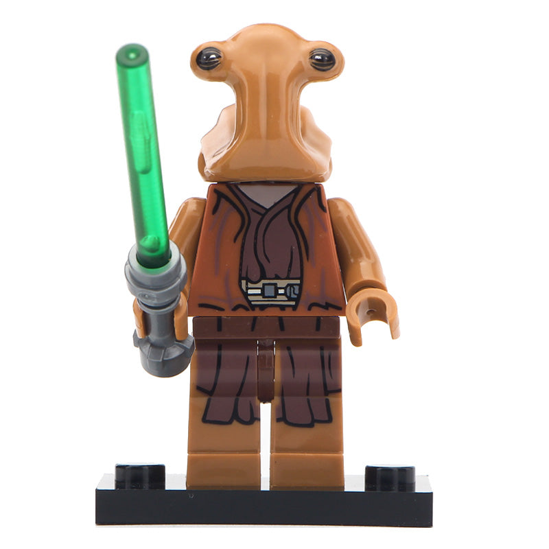 Roron Corobb Ithorian Jedi Master Custom Star Wars Minifigure roron-corobb-ithorian-jedi-master-custom-star-wars-minifigure
