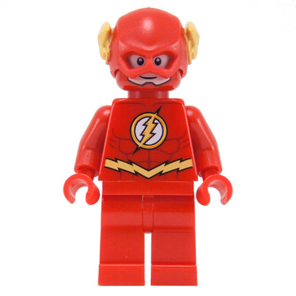 Flash DC Comics Superhero Minifigure with Bolts - Minifigure Bricks