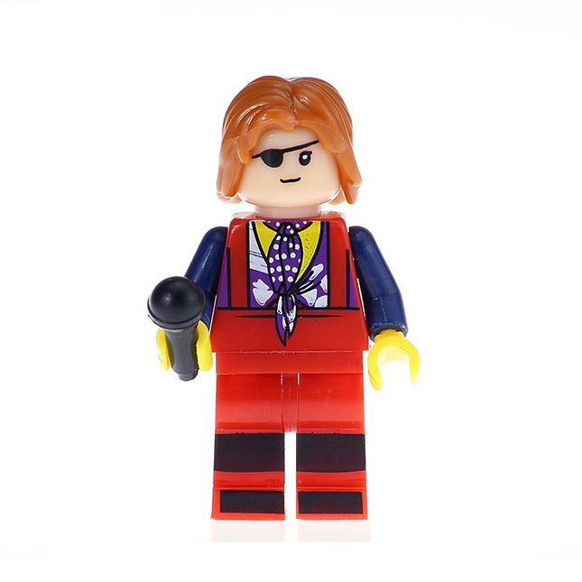 David Bowie Rebel Rebel Outfit Custom Minifigure - Minifigure Bricks