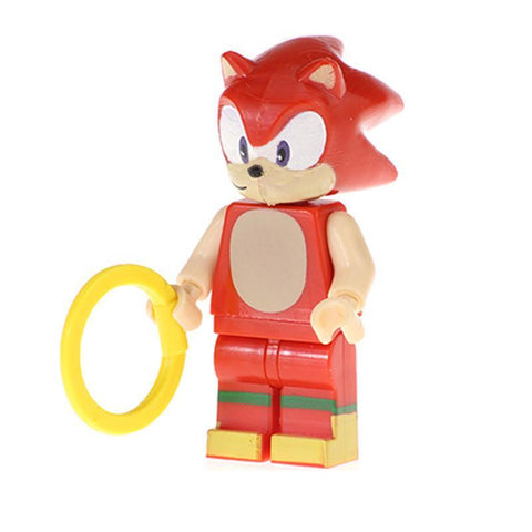 Knuckles the Echidna from Sonic Custom Minifigure - Minifigure Bricks