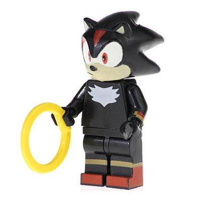 Shadow the Hedgehog from Sonic Custom Minifigure - Minifigure Bricks