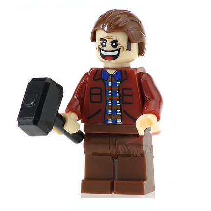 Jack Torrance Horror Film Minifigure  The Shining Here's Johnny! - Minifigure Bricks
