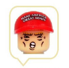 Donald Trump Minifigure American President - Minifigure Bricks