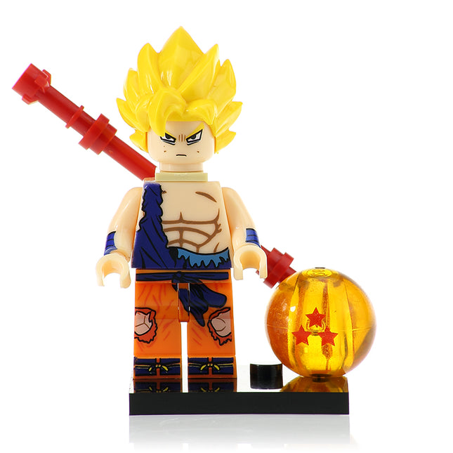 Goku from Dragon Ball Z custom made Minifigure - Minifigure Bricks