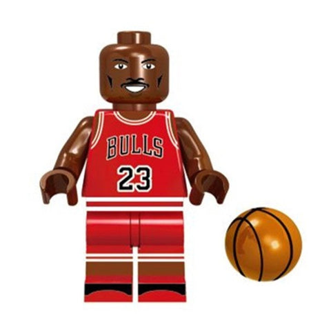 Michael Jordan Minifigure Basketball Legend - Minifigure Bricks