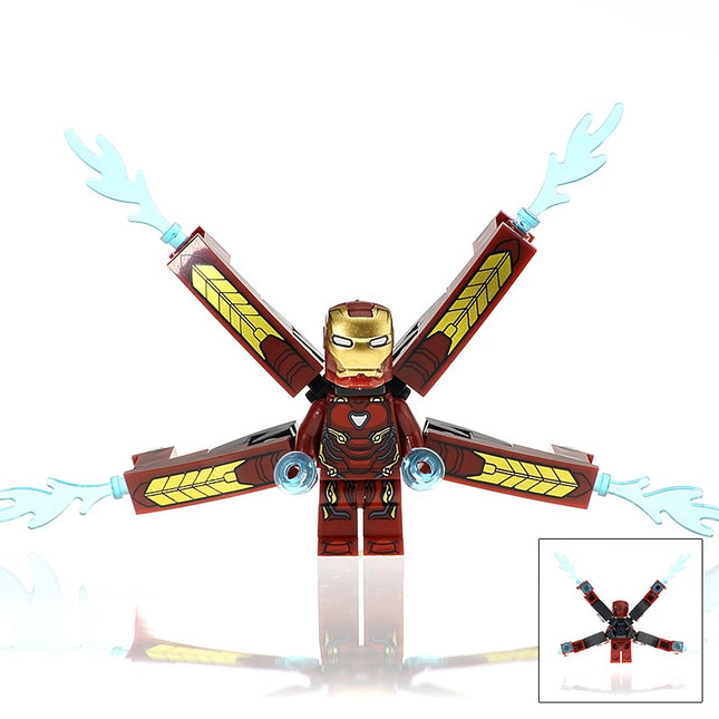 Iron Man Mark 48 Custom Marvel Superhero Minifigure - Minifigure Bricks