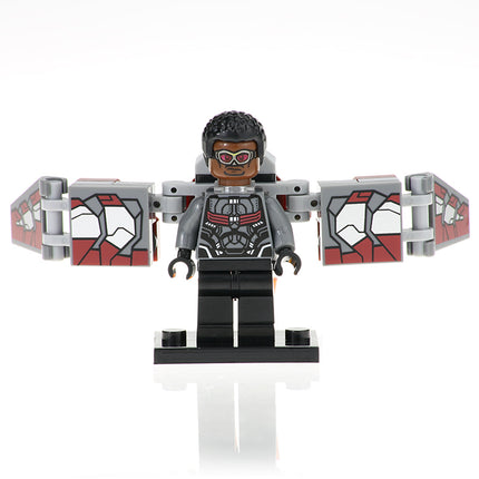 Falcon Custom Marvel Superhero Minifigure Avengers Infinity War - Minifigure Bricks