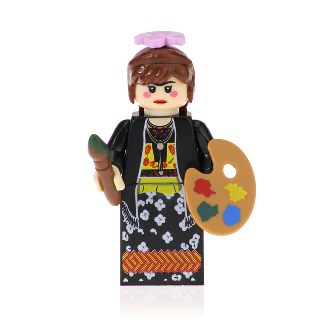 Frida Kahlo Mexican Artist Minifigure - Minifigure Bricks