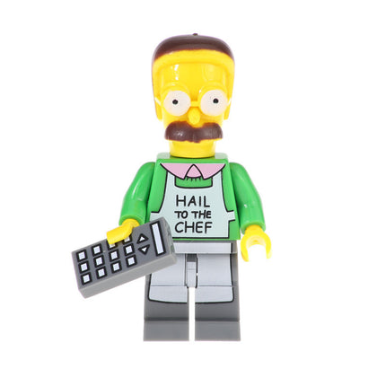 Ned Flanders Custom Minifigure The Simpsons - Minifigure Bricks