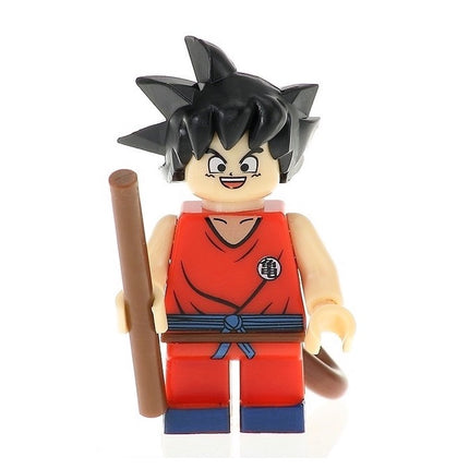 Kid Goku from Dragon Ball Z custom made Minifigure - Minifigure Bricks