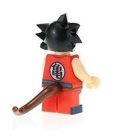 Kid Goku from Dragon Ball Z custom made Minifigure - Minifigure Bricks