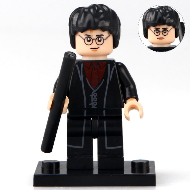 Harry Potter custom Wizard Minifigure  v2 - Minifigure Bricks