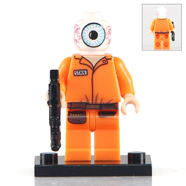 Joker Eye Henchman DC Comics Superhero Minifigure - Minifigure Bricks