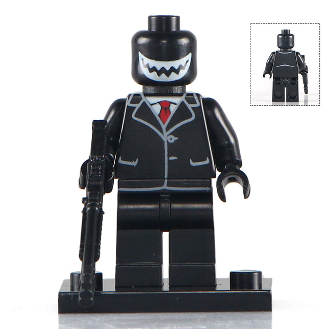 Mr Grin Henchman Custom DC Comics Supervillain Minifigure - Minifigure Bricks