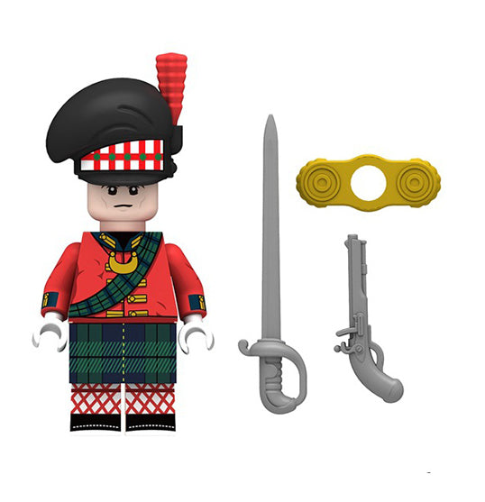 Officer of the Highland Infantry Scottish Soldier Minifigure