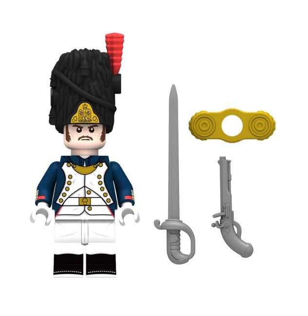 Officer of the French Old Guard Grenadiers Soldier Minifigure