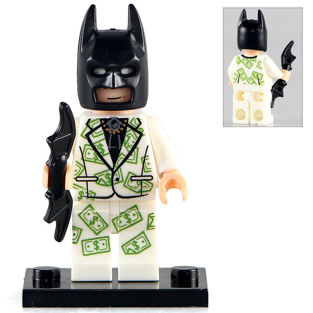 Dollar Suit Batman Custom DC Comics Superhero Minifigure - Minifigure Bricks