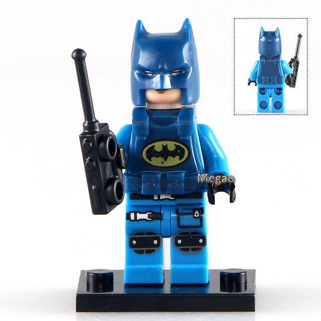 Police Batman Custom DC Comics Superhero Minifigure - Minifigure Bricks