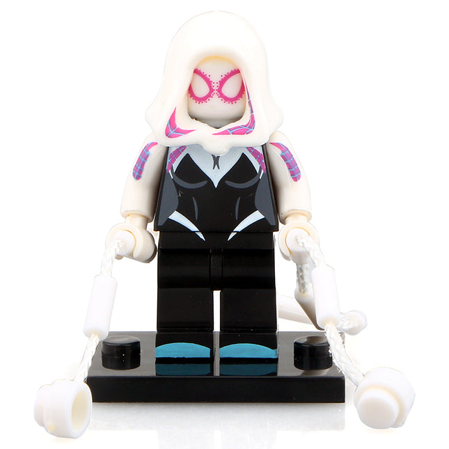 Gwen from Spider-Man Custom Marvel Superhero Minifigure - Minifigure Bricks