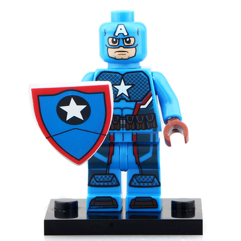 Captain America SDCC Custom Marvel Superhero Minifigure