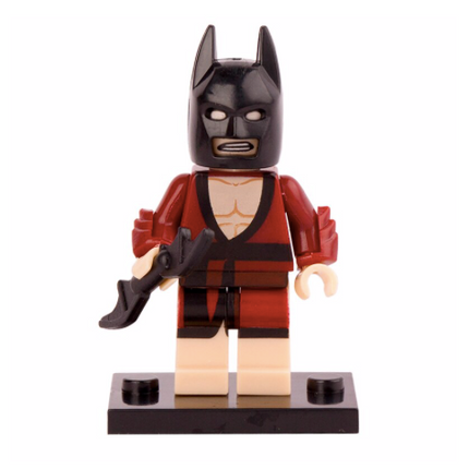 Batman Bath Robes Custom DC Comics Superhero Minifigure - Minifigure Bricks
