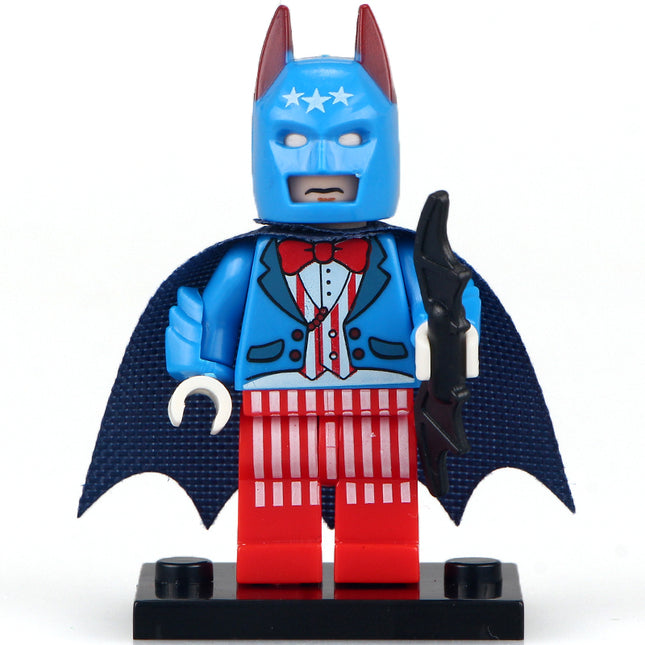 The Batriot Patriot Batman Custom DC Comics Superhero Minifigure - Minifigure Bricks