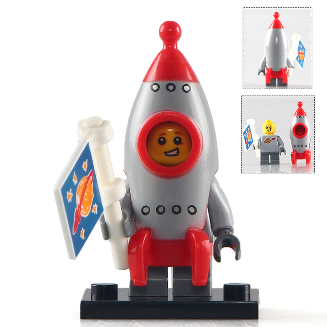 Rocket Boy Mascot custom Collectable Series Minifigure