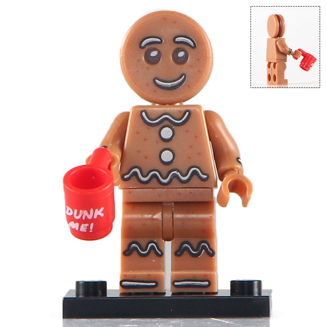 Gingerbread Man custom Iconic Minifigure
