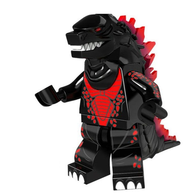 Godzilla Black Monster Horror Movie Minifigure - Minifigure Bricks