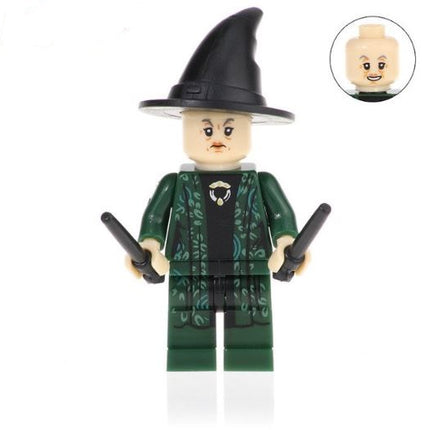 Professor Minerva McGonagall custom Harry Potter Series Minifigure - Minifigure Bricks