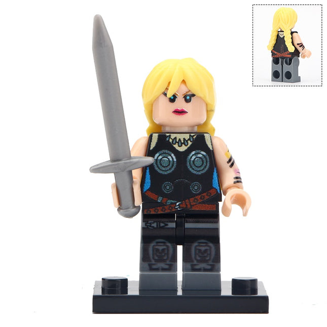 Valkyrie Custom Marvel Superhero Minifigure - Minifigure Bricks
