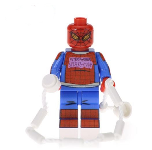 Spider-Man Peter Palmer Custom Marvel Superhero Minifigure - Minifigure Bricks