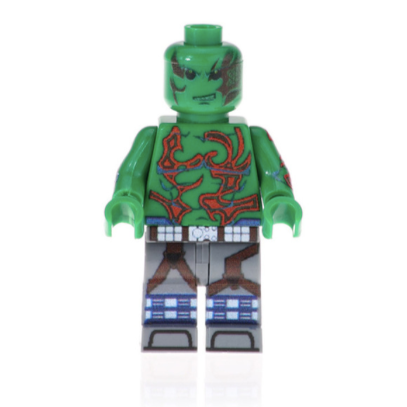 Drax the Destroyer Marvel Superhero Minifigure Guardians of the Galaxy