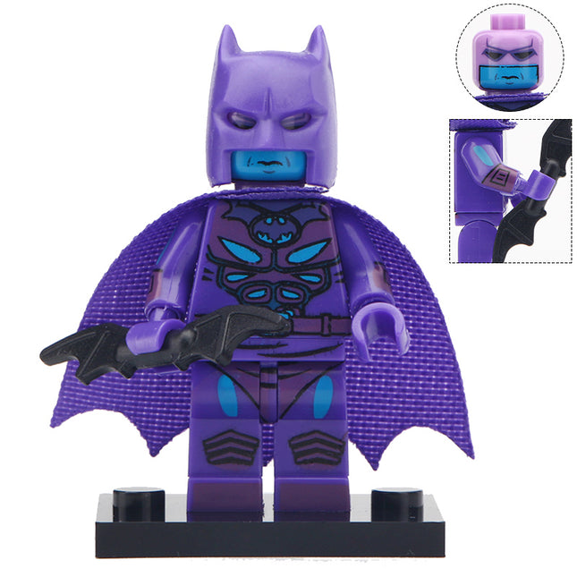 NES Batman Custom DC Comics Superhero Minifigure - Minifigure Bricks