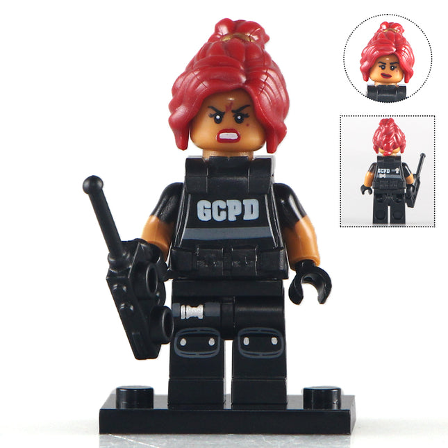 Barbara Gordon SWAT Vest from the Batman Movie DC Comics Superhero Minifigure - Minifigure Bricks