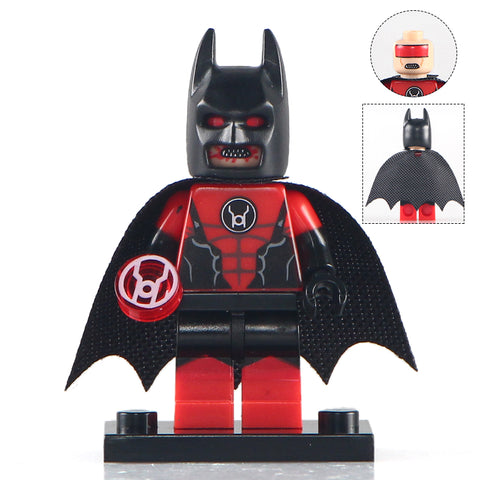 Red Lantern Batman Custom DC Comics Superhero Minifigure – Minifigure ...