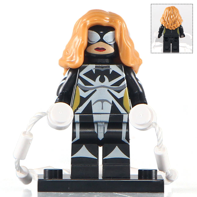 Julia Carpenter Spider-Woman Custom Marvel Superhero Minifigure - Minifigure Bricks