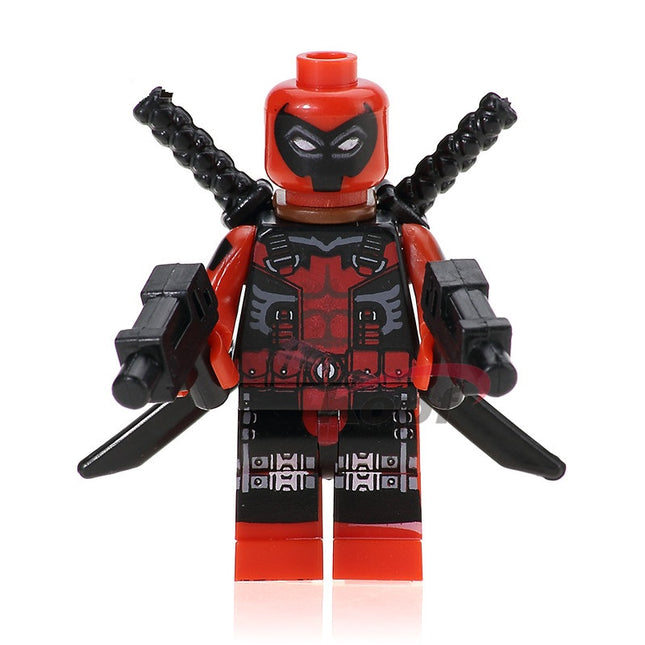 Deadpool Custom Marvel Superhero Minifigure - Minifigure Bricks