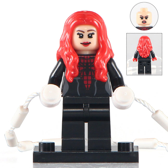 Mary Jane Watson from Spider-Man Custom Marvel Superhero Minifigure - Minifigure Bricks