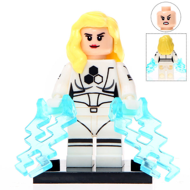 Miss Invisible Custom Marvel Superhero Minifigure - Minifigure Bricks