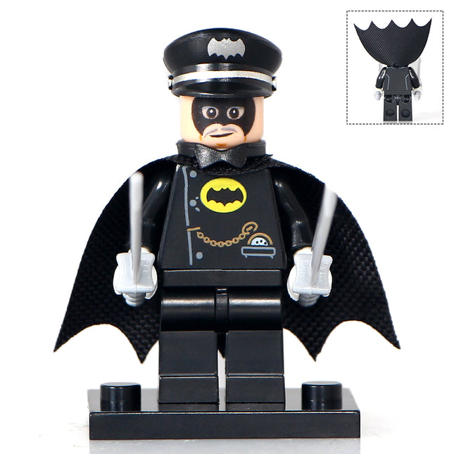 Alfred Pennyworth as Batman Custom DC Comics Superhero Minifigure - Minifigure Bricks